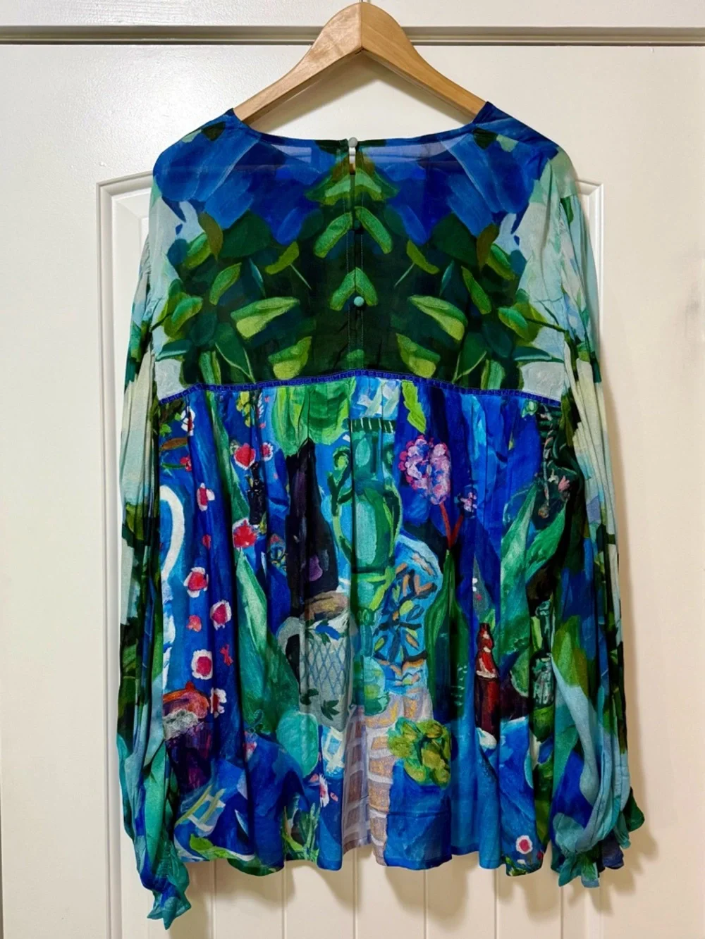 Anthropologie Bl^nk Miranda Peasant Blouse 2X - Picture 9 of 12